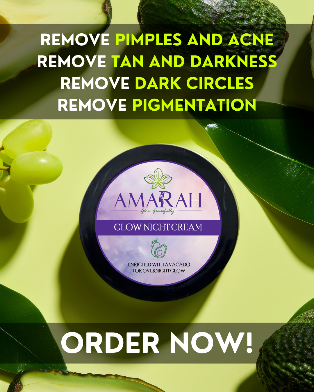 Amarah Glow Night Cream - 20g