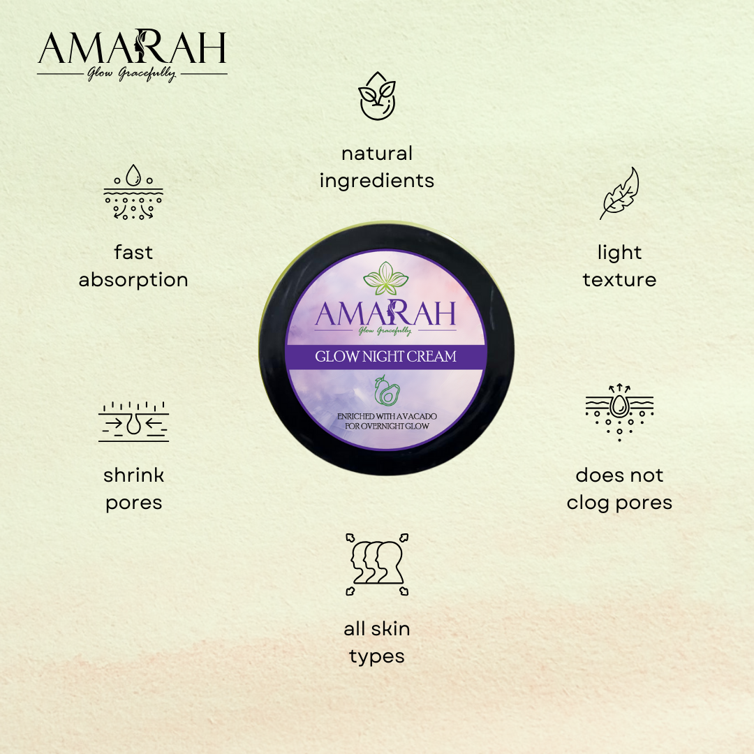 Amarah Glow Night Cream - 20g