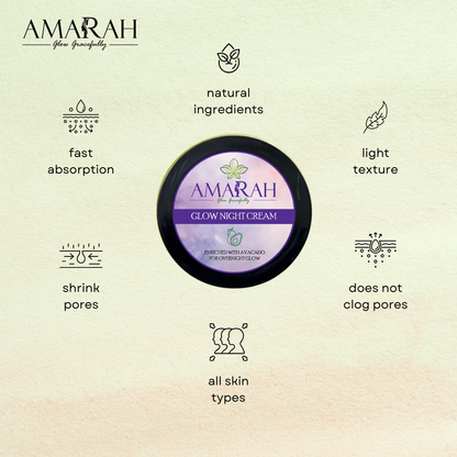 Amarah Glow Night Cream - 20g