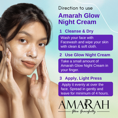 Amarah Glow Night Cream - 20g